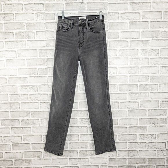 FRAME denim Le Sylvie Slender Staight Jeans Octavia Drive size 25 - Picture 1 of 10